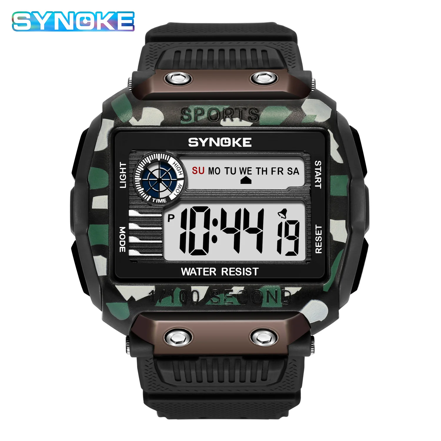 

SYNOKE Sports Men Watches Waterproof Big Dial Digital Watch Multi-Function Electronic Clock Watch for Men Relogio Masculino
