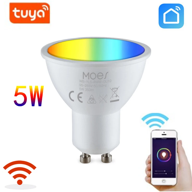 Мини 5 Вт GU10 Точечный светильник WiFi смарт-лампы RGB + CW 2800-6200K смарт-лампа дистанционного Управление RGB светильник лампочка для Alexa Google Home
Мини 5 Вт GU10 Точечный светильник WiFi смарт-лампы RGB + CW 2800-6200K смарт-лампа дистанционного Управление RGB светильник лампочка для Alexa Google Home