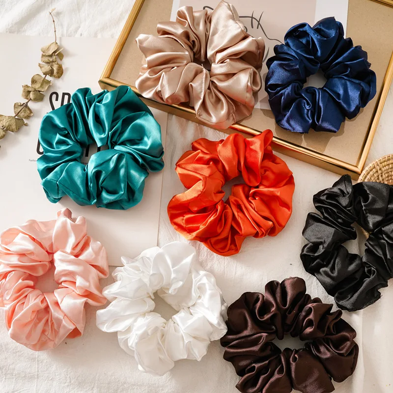 Fashion Solid Color Scrunchie For Women hair tie Hair Accessories Korean Sweet Ponytail Holder Elastic Hair Bands Girls Headwear
Fashion Solid Color Scrunchie For Women hair tie Hair Accessories Korean Sweet Ponytail Holder Elastic Hair Bands Girls Headwear