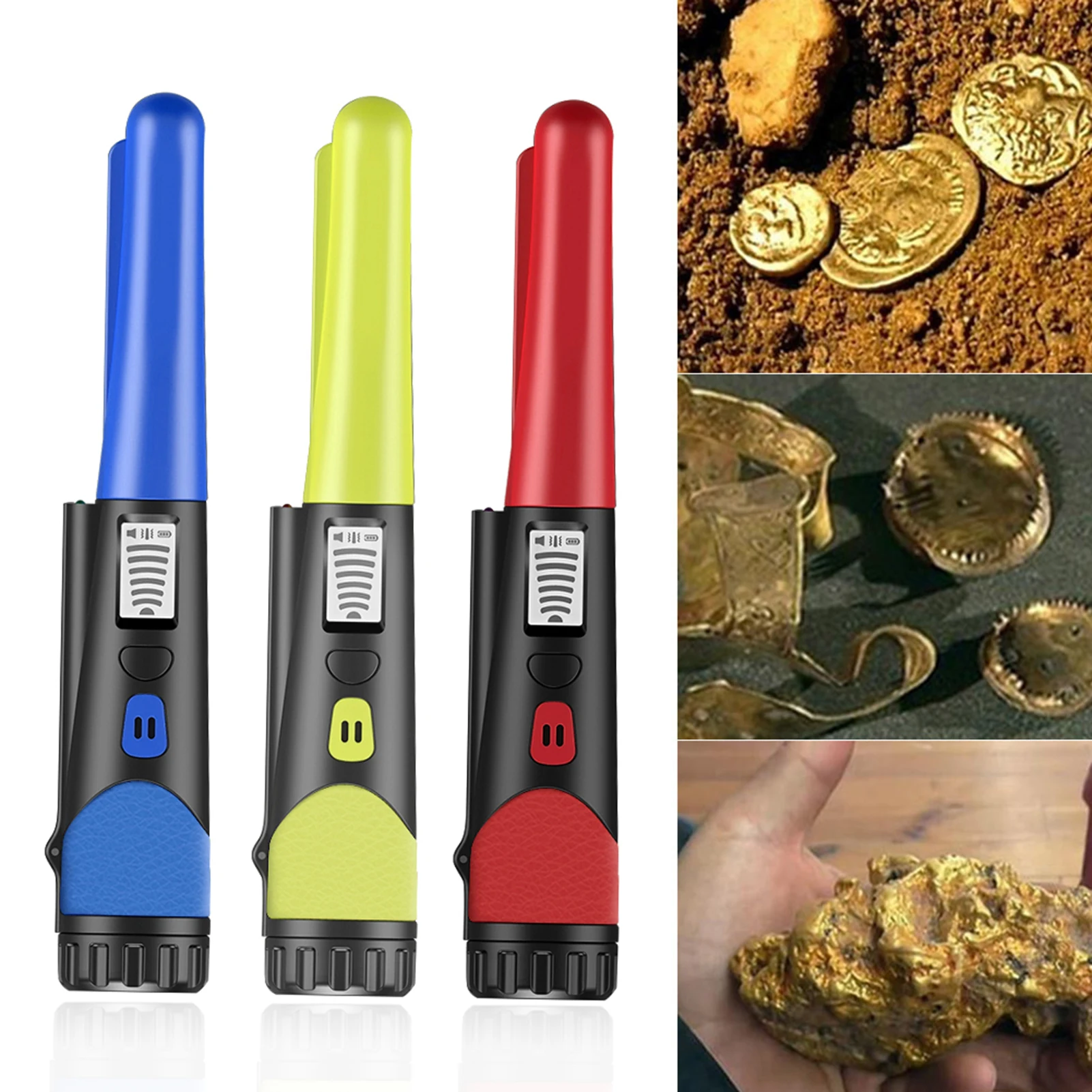 2021 Upgrade Version Handheld Pinpointer Metal Pointer Detector Pinpoint Metal Finder Waterproof Gold Detector Treasure Hunter
2021 Upgrade Version Handheld Pinpointer Metal Pointer Detector Pinpoint Metal Finder Waterproof Gold Detector Treasure Hunter