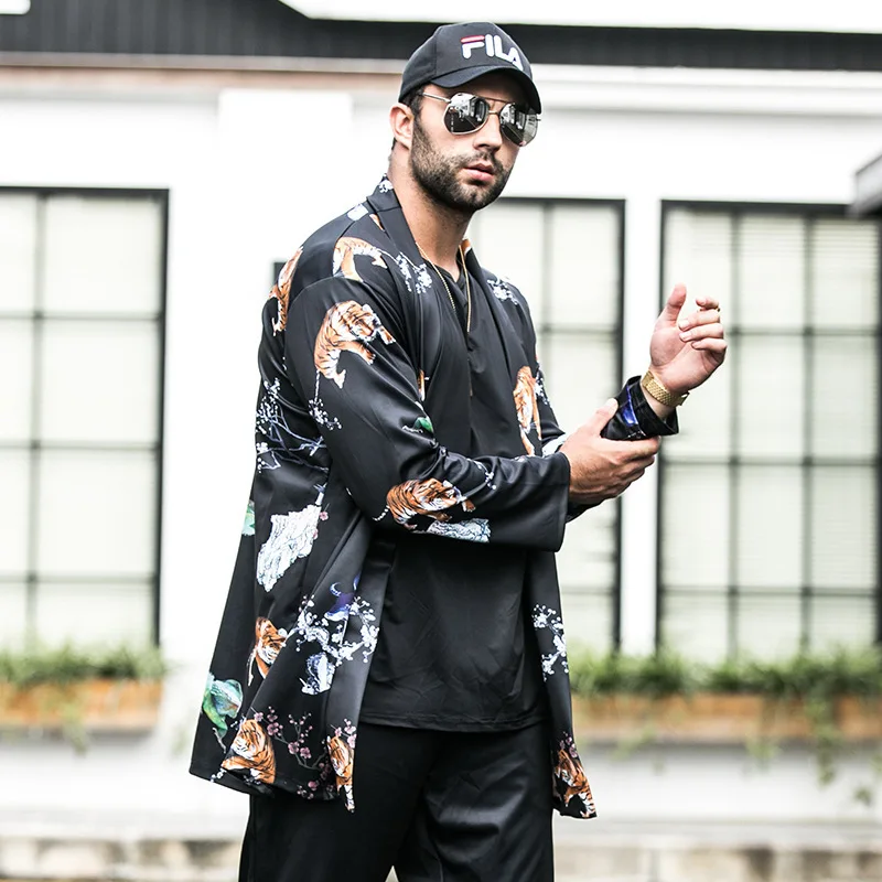 Plus size men's clothing autumn and winter fat men's plus size jacket windbreaker loose mid-length cloak cardigan
Plus size men's clothing autumn and winter fat men's plus size jacket windbreaker loose mid-length cloak cardigan