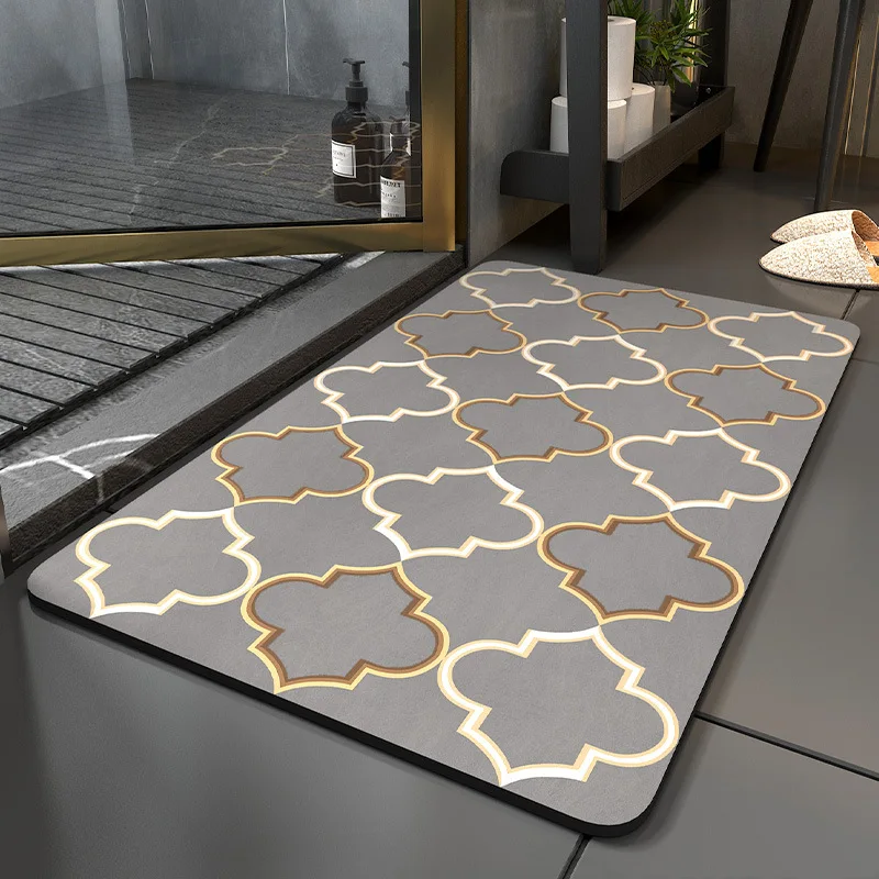 Super Absorbent Bath Mat Quick Drying Bathroom Rug Non-Slip Easy To Dry Entrance Doormat Toilet Carpet Home Decor Alfombra BañO
Super Absorbent Bath Mat Quick Drying Bathroom Rug Non-Slip Easy To Dry Entrance Doormat Toilet Carpet Home Decor Alfombra BañO