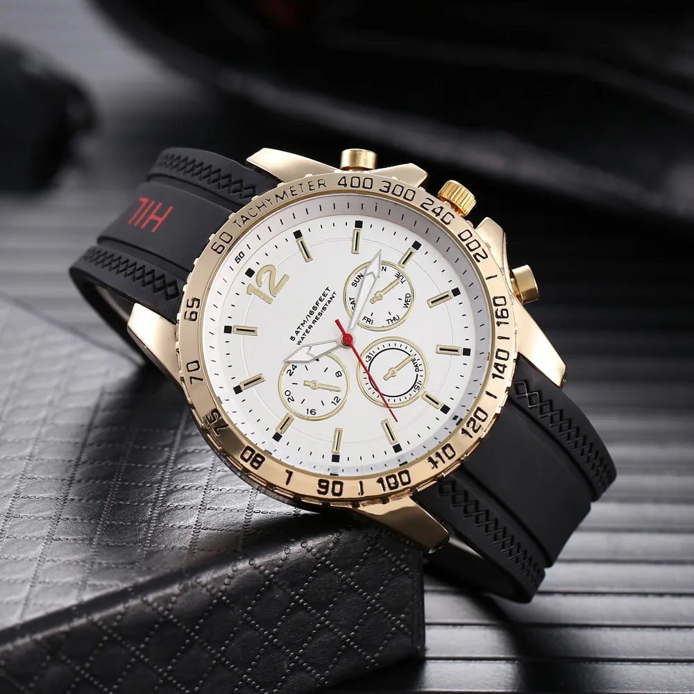 New Popular Famous Brand Men Watches Business Men's Watch Male Clock Fashion Silicone Belt Quartz Wristwatches Relogio Masculino
New Popular Famous Brand Men Watches Business Men's Watch Male Clock Fashion Silicone Belt Quartz Wristwatches Relogio Masculino