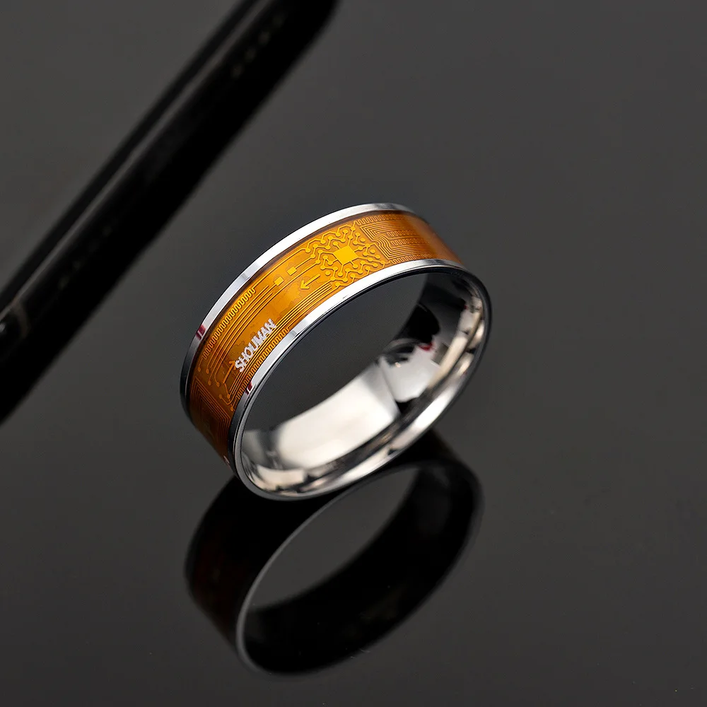 NFC smart rings jewelry wearable iOS Android pair rfid Stainless steel titanium ring for women men anillos mujer hombre aneis
NFC smart rings jewelry wearable iOS Android pair rfid Stainless steel titanium ring for women men anillos mujer hombre aneis