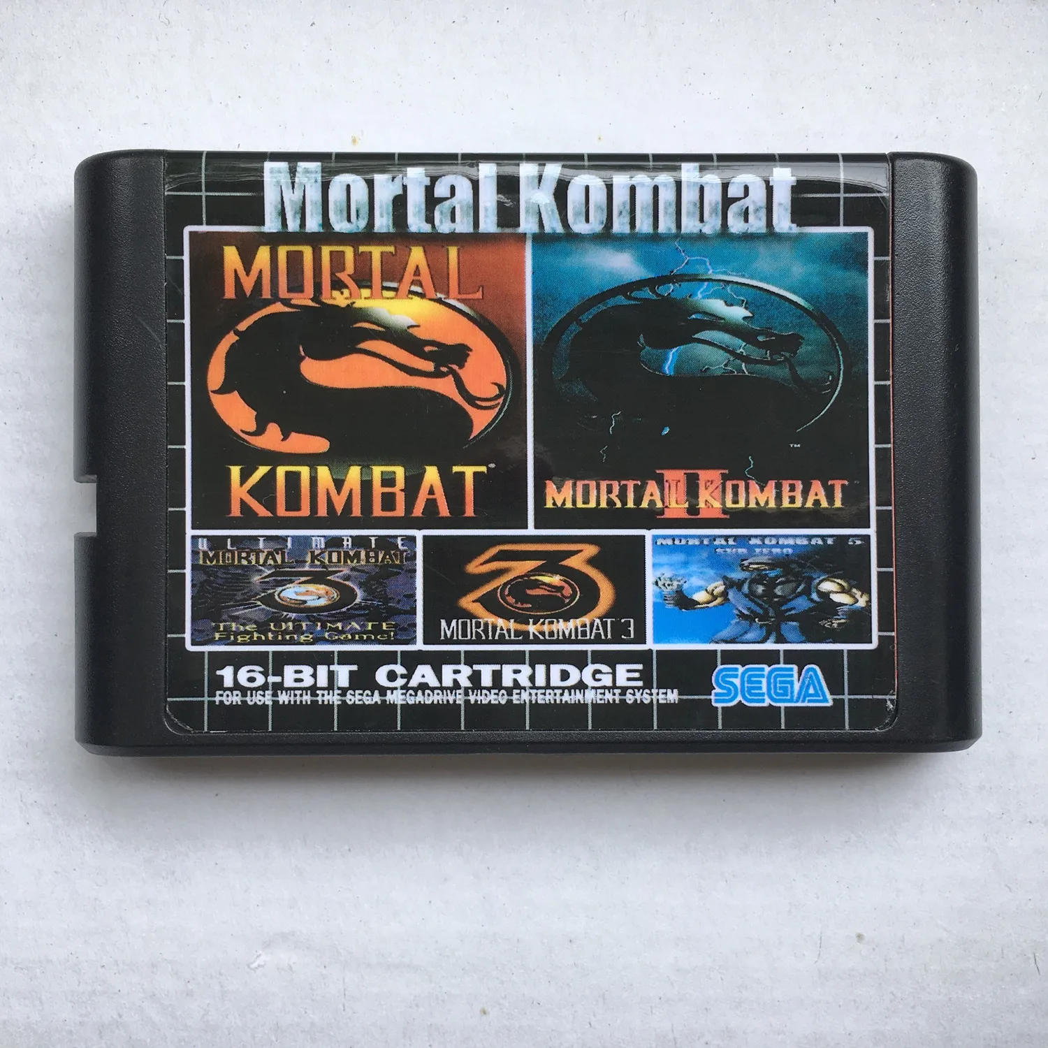 Игровой картридж 5 в 1 с Mortal Kombt 2 3 4 для SEGA GENESIS MegaDrive 16-битный игровой | Электроника
