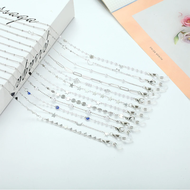 Peach Heart Eyeglasses Chain Anti-lost Mask Hanging Chain Elegant Exquisite Metal Eyeglasses Chain Fashion Glasses Accessories
Peach Heart Eyeglasses Chain Anti-lost Mask Hanging Chain Elegant Exquisite Metal Eyeglasses Chain Fashion Glasses Accessories