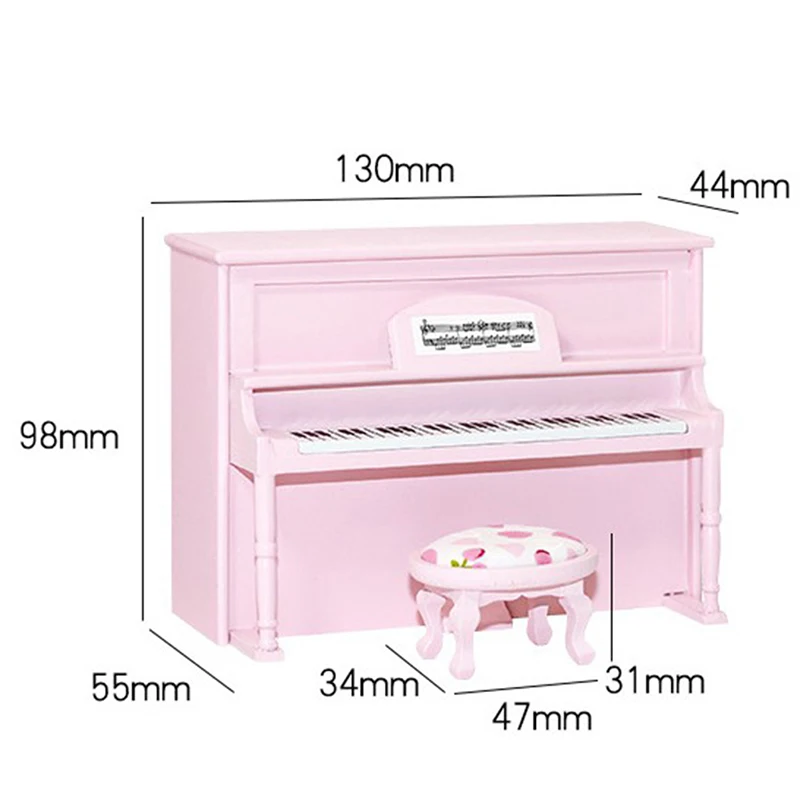 1/12 Dollhouse Wooden Classical Piano Simulation Musical Instruments Model Toys For Dollhouse Decoration New
1/12 Dollhouse Wooden Classical Piano Simulation Musical Instruments Model Toys For Dollhouse Decoration New