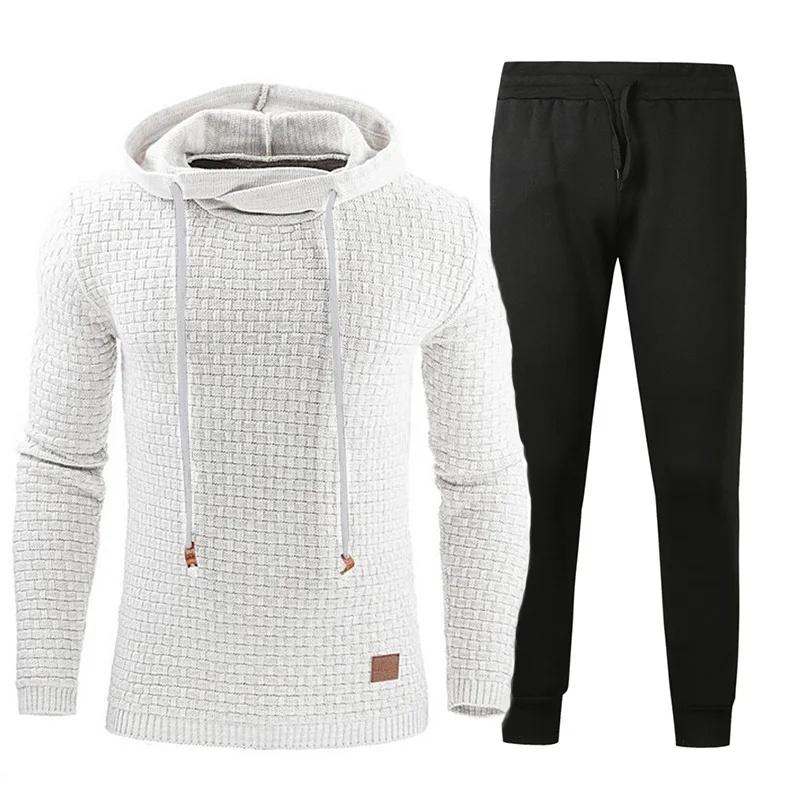 2020 New Pullover Side Zipper Contrast Color Hooded Men's Sweater Trousers Suit 
2020 New Pullover Side Zipper Contrast Color Hooded Men's Sweater Trousers Suit