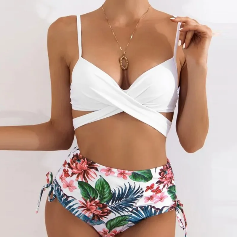 Sexy Women High Waist Bikini Swimsuit Swimwear Female Bandeau Thong Brazilian Biquini Set Bathing Suit Bather Three Piece
Sexy Women High Waist Bikini Swimsuit Swimwear Female Bandeau Thong Brazilian Biquini Set Bathing Suit Bather Three Piece