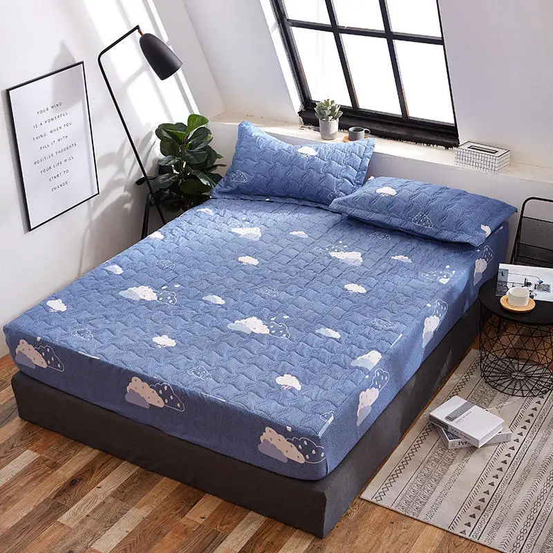 New Waterproof Solid Color Mattress Cover Protector Waterproof Bed Linen Embossed Fitted Sheet Modern Soft Comfortable Bedspread
New Waterproof Solid Color Mattress Cover Protector Waterproof Bed Linen Embossed Fitted Sheet Modern Soft Comfortable Bedspread