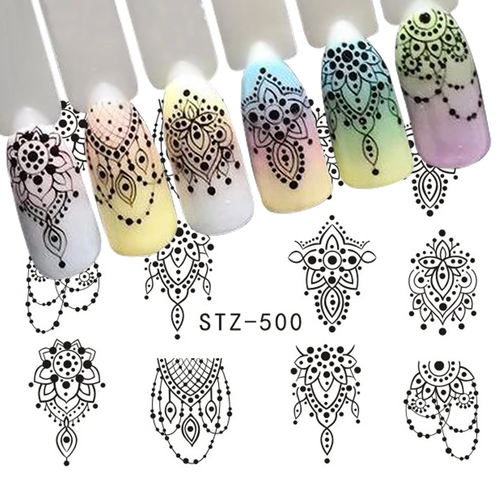 1 Sheet Black Necklace Jewelry Design Water Transfer Sticker Nail Art Decals DIY Fashion Wraps Tips Manicure Tools SASTZ500
1 Sheet Black Necklace Jewelry Design Water Transfer Sticker Nail Art Decals DIY Fashion Wraps Tips Manicure Tools SASTZ500