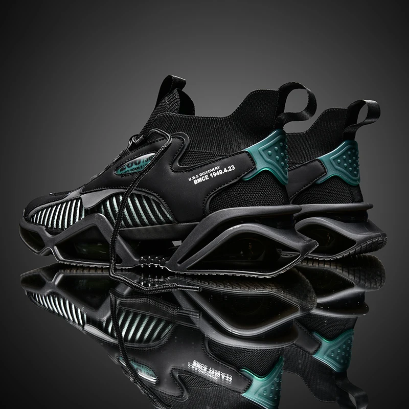 Shoes Men's 2021 New Trendy Blade Running Shoes High Top Casual Sports Shoes High Quality Non-slip Man Athletic Jogging Shoes
Shoes Men's 2021 New Trendy Blade Running Shoes High Top Casual Sports Shoes High Quality Non-slip Man Athletic Jogging Shoes