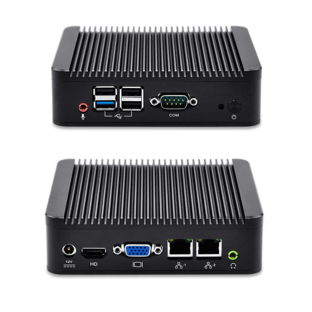 Самый дешевый безвентиляторный мини-ПК NUC Celeron J1900 микро Тонкий настольный