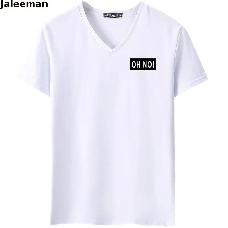 JALEEMAN summer new HO NO printed T-shirt men's casual v-neck short-sleeved brand T-shirt men's breathable high-quality T-shirt
JALEEMAN summer new HO NO printed T-shirt men's casual v-neck short-sleeved brand T-shirt men's breathable high-quality T-shirt