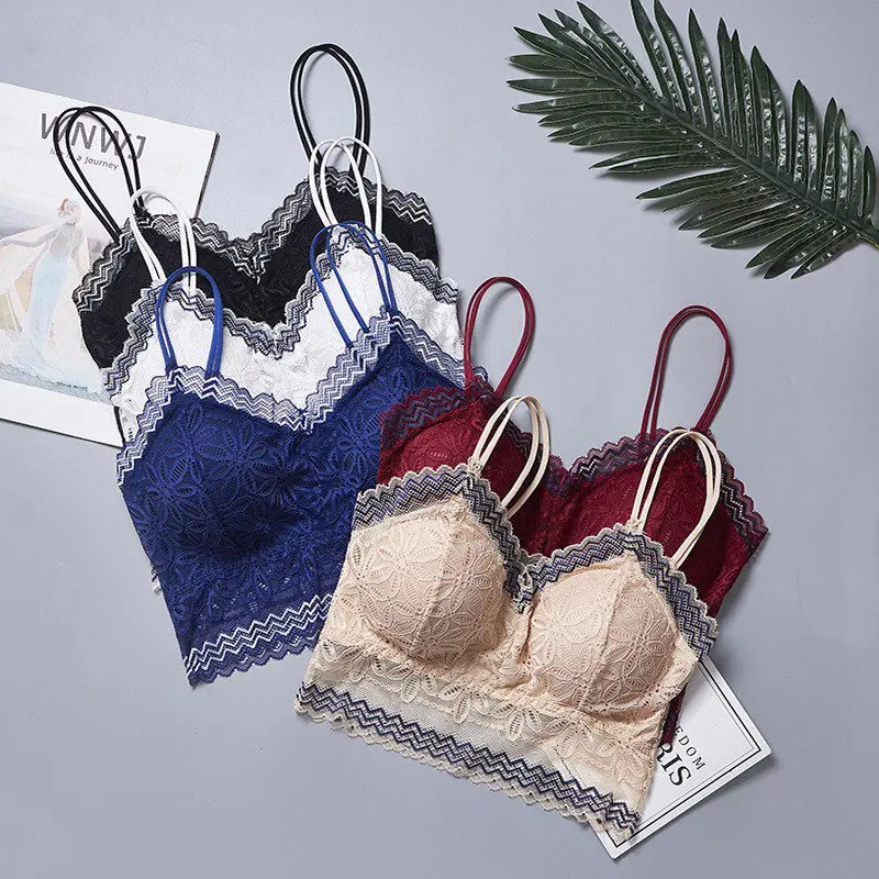 2021 New Arrival Women Wire Lace Bra Lacey Tube Crop Wrap Top Bralette Plus Size Innovation Seamless Push Up Lingerie
2021 New Arrival Women Wire Lace Bra Lacey Tube Crop Wrap Top Bralette Plus Size Innovation Seamless Push Up Lingerie