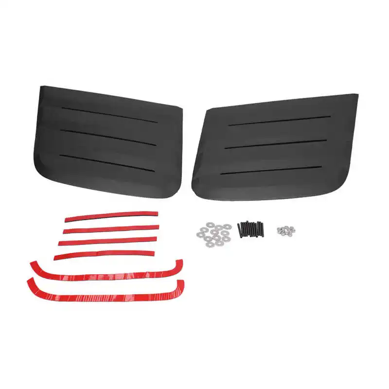 2pcs Hood Bonnet Vents Ventilation Cover Black Accessory Fit for Ford Mustang 2018 2019
2pcs Hood Bonnet Vents Ventilation Cover Black Accessory Fit for Ford Mustang 2018 2019