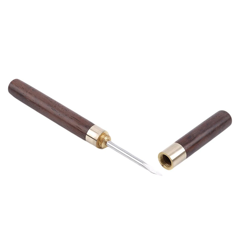 Creative Sandalwood Stainless Steel Tea Knife Pu Er Dedicated Tea Needle Tea Accessories Kung Fu Teasets Spiral Tea Knife
Creative Sandalwood Stainless Steel Tea Knife Pu Er Dedicated Tea Needle Tea Accessories Kung Fu Teasets Spiral Tea Knife