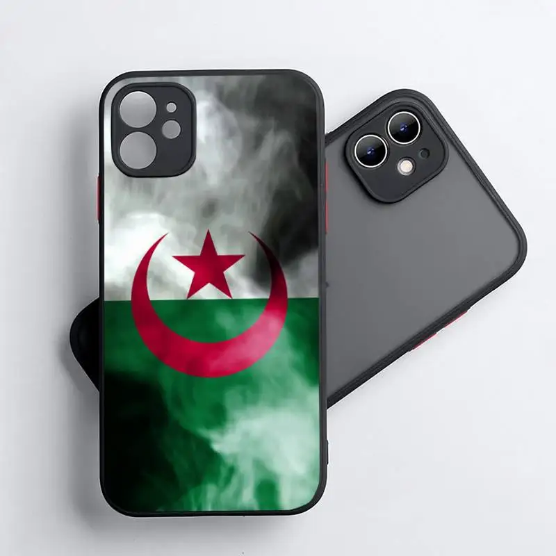 Algeria National flag Phone Case For iphone 12 11 8 7 plus mini x xs xr pro max matte transparent cover
Algeria National flag Phone Case For iphone 12 11 8 7 plus mini x xs xr pro max matte transparent cover