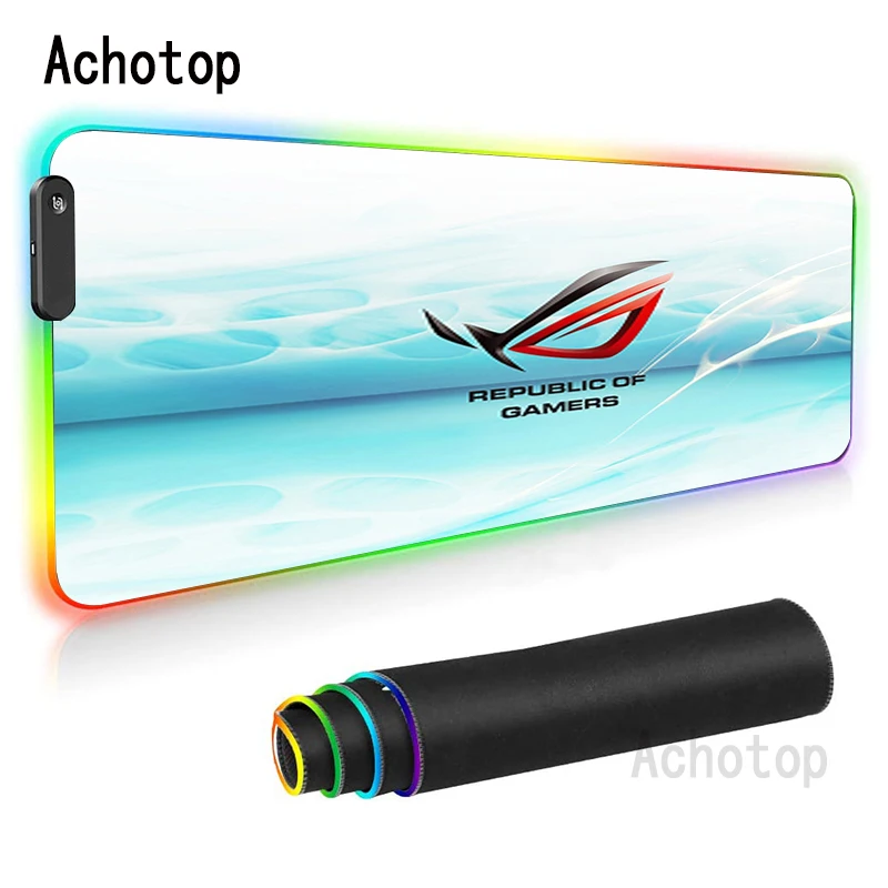 Rog Asus Gaming Mouse pad RGB LED Gamer Mousepad Pc Republic of Gamers with Cable Rug gaming accessories XXL XL DIY Mouse mat
Rog Asus Gaming Mouse pad RGB LED Gamer Mousepad Pc Republic of Gamers with Cable Rug gaming accessories XXL XL DIY Mouse mat