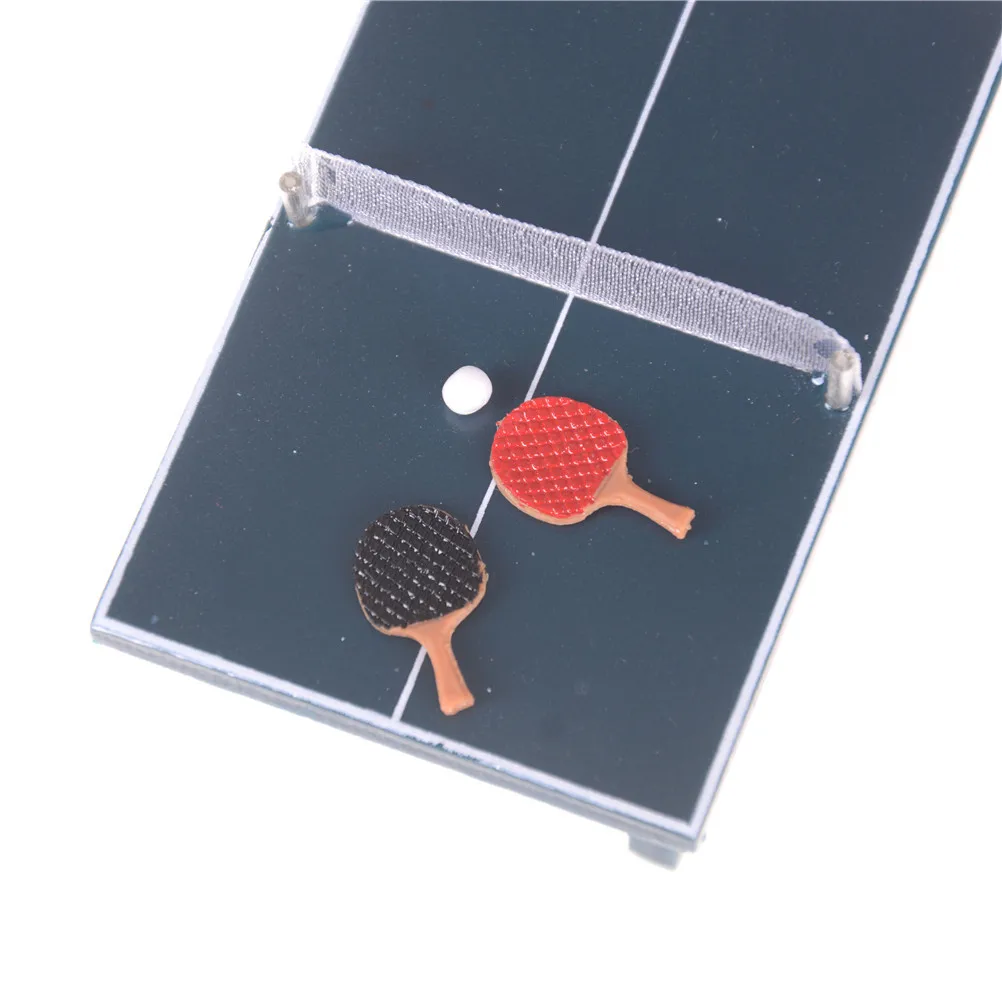 Miniatures Furniture Tennis Table Bat and Balls Full Set for Children Dolls Accessories New Doll House Decor Toy
Miniatures Furniture Tennis Table Bat and Balls Full Set for Children Dolls Accessories New Doll House Decor Toy