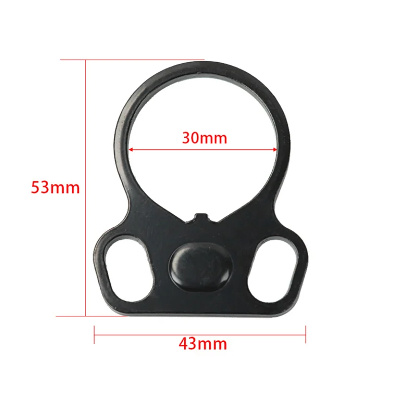 Outdoor Tactical Butterfly Strap Ring Single Point Sling Hunting End Plate Dual Loop Ambidextrous Sling Adapter for AR-15 M4
Outdoor Tactical Butterfly Strap Ring Single Point Sling Hunting End Plate Dual Loop Ambidextrous Sling Adapter for AR-15 M4