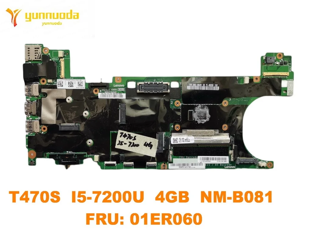Оригинальная материнская плата для ноутбука Lenovo ThinkPad T470S, модель T470S I5-7200U 4 Гб, рабочая деталь 01ER060, протестирована, хорошая Бесплатная достав...
Оригинальная материнская плата для ноутбука Lenovo ThinkPad T470S, модель T470S I5-7200U 4 Гб, рабочая деталь 01ER060, протестирована, хорошая Бесплатная достав...