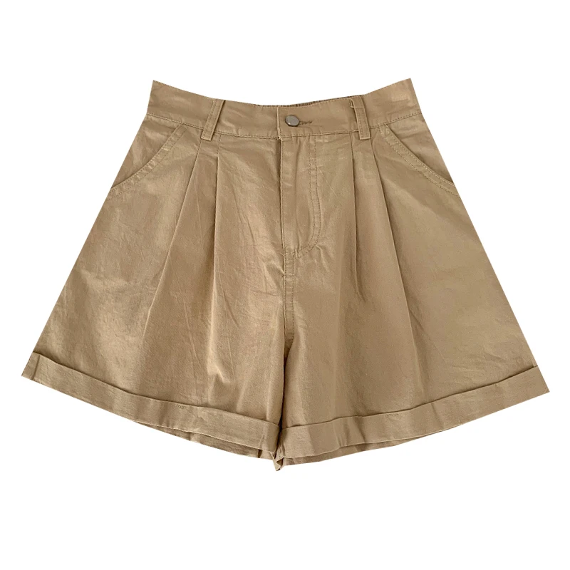Fitaylor New Summer Women Casual Solid Color High Waist Wide Leg Shorts Office Lady Elastic Waist Loose White Khaki Shorts
Fitaylor New Summer Women Casual Solid Color High Waist Wide Leg Shorts Office Lady Elastic Waist Loose White Khaki Shorts