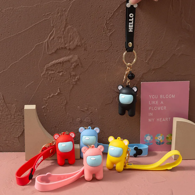 Disney Keychain Amsng US Space Werewolf Killing Silicone Keychain Model Best-selling Children's Toy Gift kawaii Keychain Plush
Disney Keychain Amsng US Space Werewolf Killing Silicone Keychain Model Best-selling Children's Toy Gift kawaii Keychain Plush