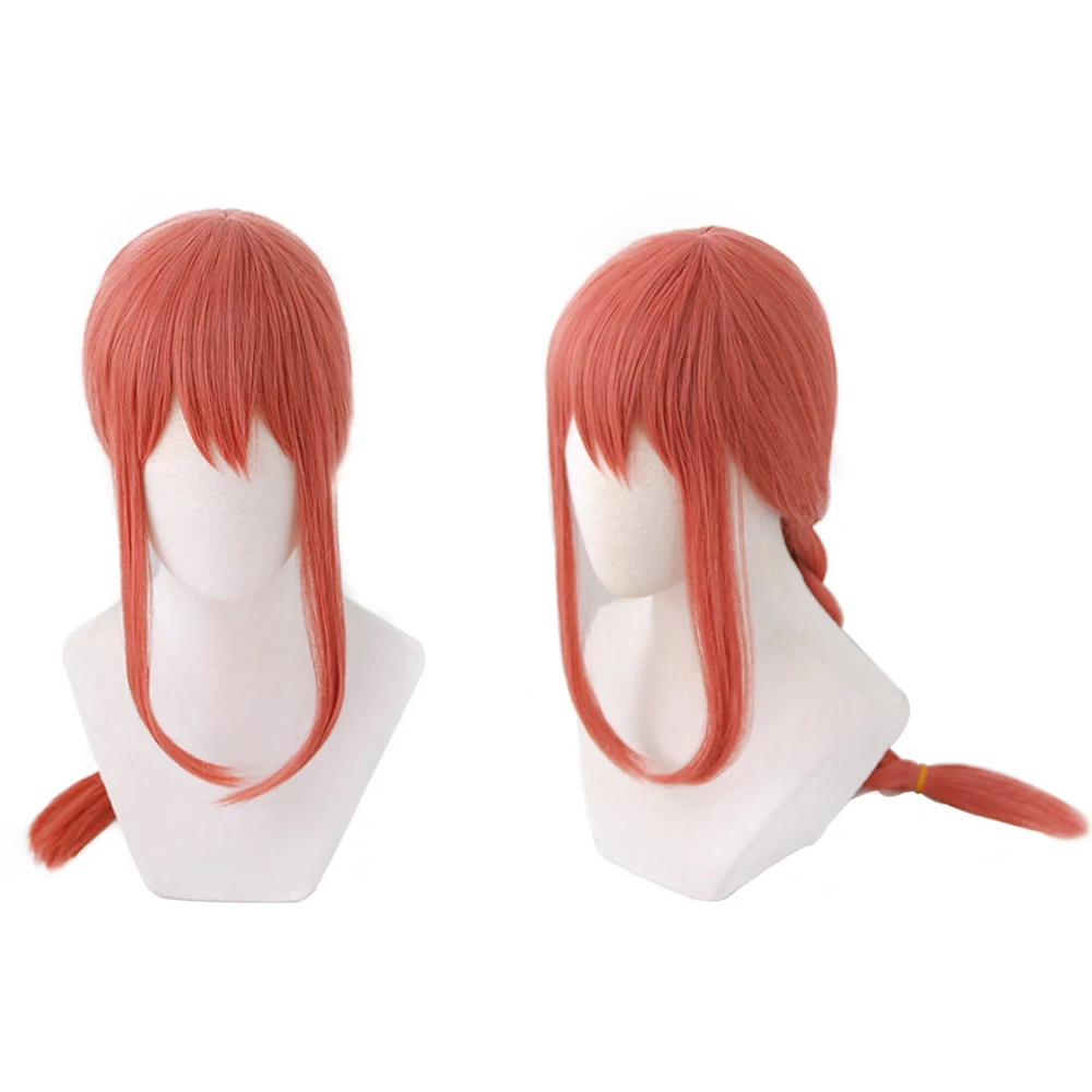 Anime Chainsaw Man Makima Cosplay Wig 70cm Long Rose Red Braided Synthetic Hair Halloween Party Role Play Wig + Free Wig Cap
Anime Chainsaw Man Makima Cosplay Wig 70cm Long Rose Red Braided Synthetic Hair Halloween Party Role Play Wig + Free Wig Cap
