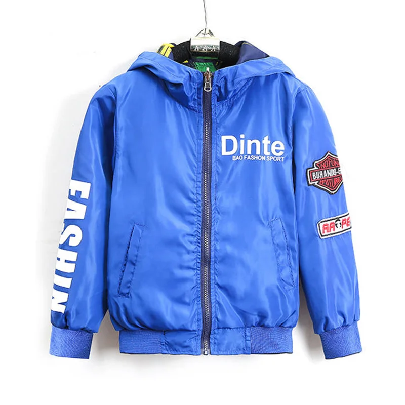 Spring & Autumn Polyester Jackets For Boy Korean Version Fashion Hooded Coat Letter Double-Sided Casual Children's Clothing
Spring & Autumn Polyester Jackets For Boy Korean Version Fashion Hooded Coat Letter Double-Sided Casual Children's Clothing