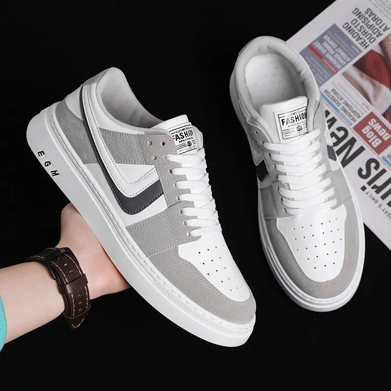Casual PU Leather Shoe Fashion Men's Shoes Wild Mens Flats Shoes Lace-up Non-slip Board Shoe Male Footwear Dropshipping
Casual PU Leather Shoe Fashion Men's Shoes Wild Mens Flats Shoes Lace-up Non-slip Board Shoe Male Footwear Dropshipping