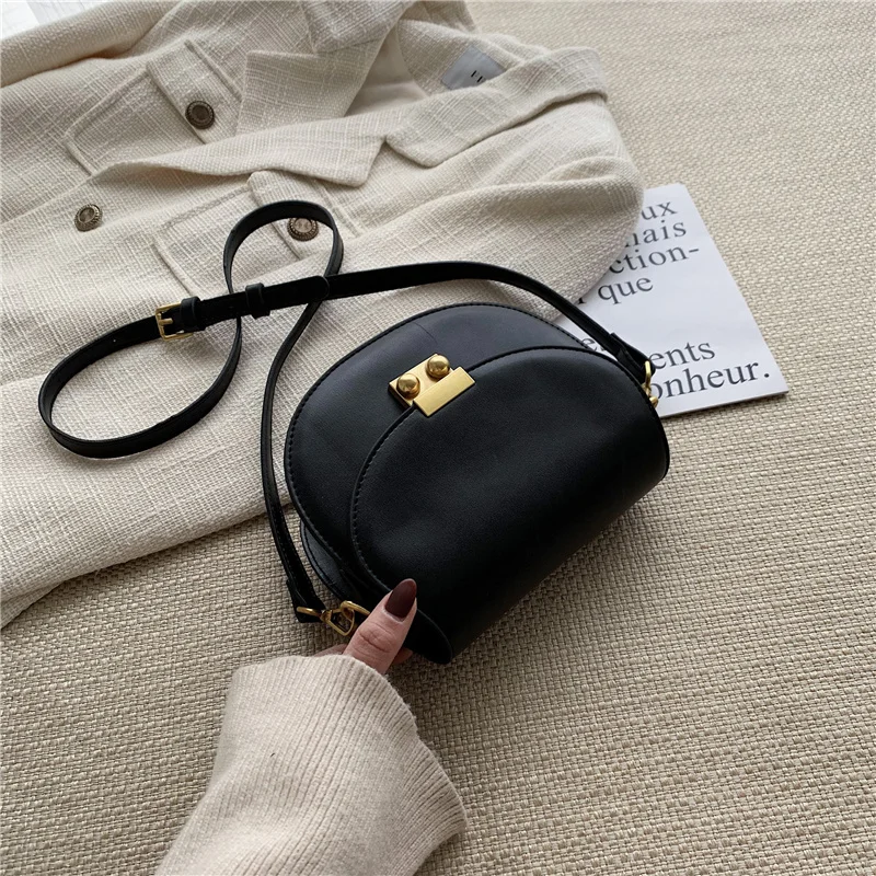 Vintage Crossbody Bags For Women 2019 Female Small Saddle Bag Leather Shoulder Bag Luxury Women Bag Designer
Vintage Crossbody Bags For Women 2019 Female Small Saddle Bag Leather Shoulder Bag Luxury Women Bag Designer