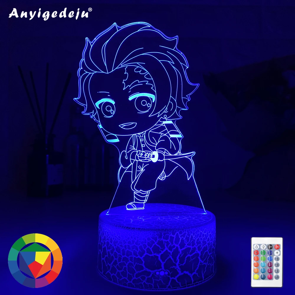 Kimetsu No Yaiba Tanjiro Kamado Figure Led 3d Night Lights for Kids Bedroom Decor Nightlight Child Desk Lamp Demon Slayer Gifts
Kimetsu No Yaiba Tanjiro Kamado Figure Led 3d Night Lights for Kids Bedroom Decor Nightlight Child Desk Lamp Demon Slayer Gifts