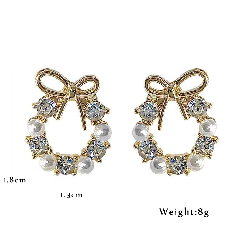 2021 New Korean Crystal Pearl Stud Earrings Sweet Cute Flower Bow Earrings For Women Girl Elegant Delicate Party Jewelry Gifts
2021 New Korean Crystal Pearl Stud Earrings Sweet Cute Flower Bow Earrings For Women Girl Elegant Delicate Party Jewelry Gifts