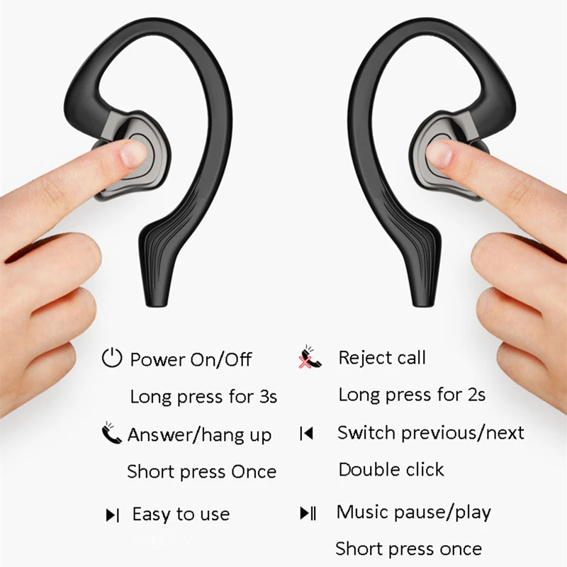 TWS 5,0 Bluetooth-совместимые наушники Bass True беспроводные стерео наушники CVC шумоподавление водонепроницаемые спортивные наушники с микрофоном
TWS 5,0 Bluetooth-совместимые наушники Bass True беспроводные стерео наушники CVC шумоподавление водонепроницаемые спортивные наушники с микрофоном