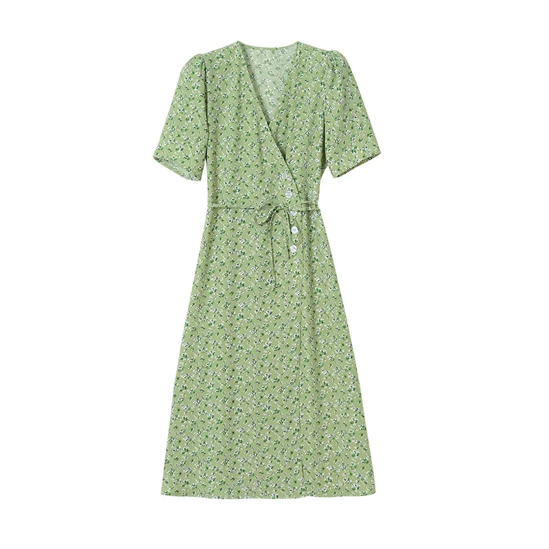 Gezelligheid Dresses For Women 2021 Spring Summer Runway New Fashion Elegant Casual Floral V-Neck French Retro Slim Midi Dress
Gezelligheid Dresses For Women 2021 Spring Summer Runway New Fashion Elegant Casual Floral V-Neck French Retro Slim Midi Dress