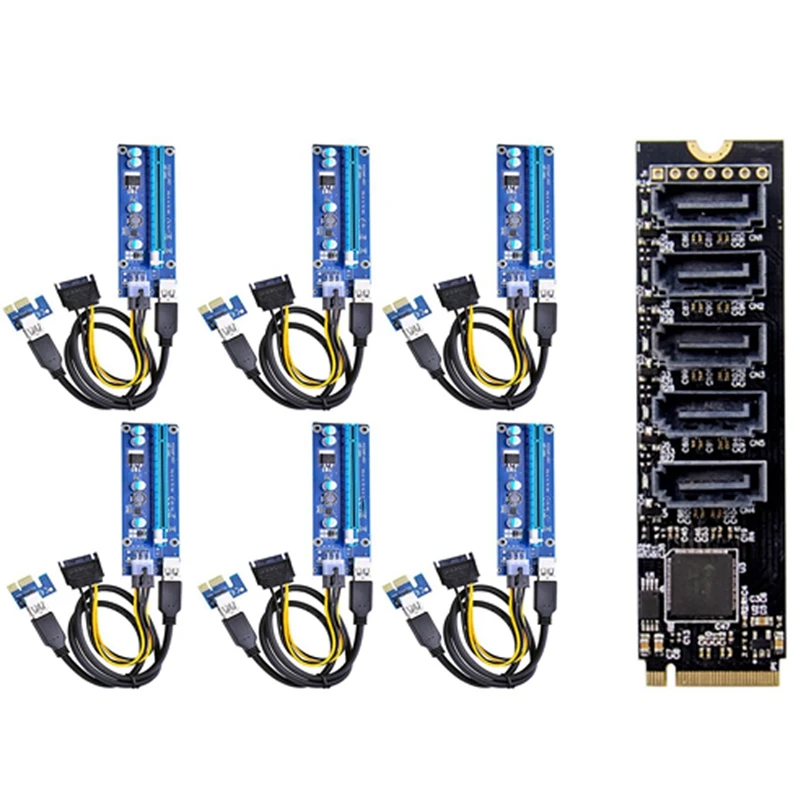 6-контактная плата расширения PCIe PCI-E Express, 1X до 16X, с JMB585 M.2 на NGFF SATA3.0 M.2 Key M SATA3.0, 6 шт./упаковка
6-контактная плата расширения PCIe PCI-E Express, 1X до 16X, с JMB585 M.2 на NGFF SATA3.0 M.2 Key M SATA3.0, 6 шт./упаковка