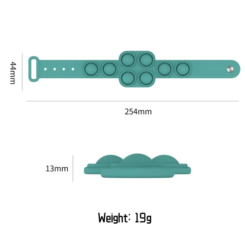 Anti-rat Pioneer Finger Bubble Music Puzzle Decompression Silicone Bracelet Toy Watch Band 
Anti-rat Pioneer Finger Bubble Music Puzzle Decompression Silicone Bracelet Toy Watch Band
