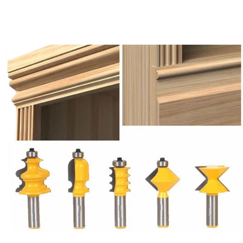 Набор фрез для дверной рамы, 1/2 дюйма, 5 шт.
Набор фрез для дверной рамы, 1/2 дюйма, 5 шт.