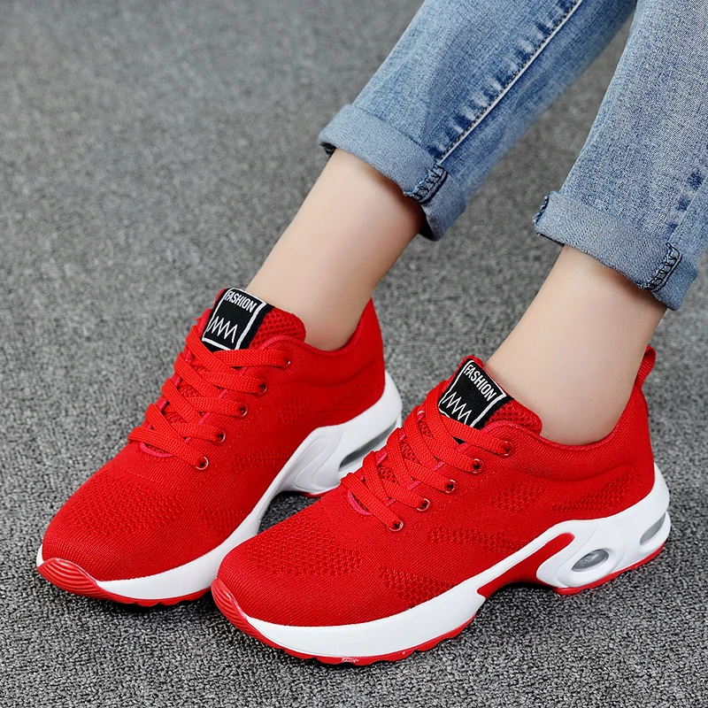 Fashion Women Lightweight Sneakers Running Shoes Outdoor Sports Shoes Breathable Mesh Comfort Running Shoes Air Cushion Lace Up
Fashion Women Lightweight Sneakers Running Shoes Outdoor Sports Shoes Breathable Mesh Comfort Running Shoes Air Cushion Lace Up