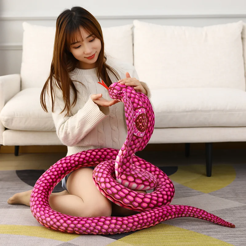 110~300cm Stuffed Boa Cobra Doll Simulated Colorful Snakes Plush Toy Forest Animal Sofa Chair Decorate Props Girls Boys Present
110~300cm Stuffed Boa Cobra Doll Simulated Colorful Snakes Plush Toy Forest Animal Sofa Chair Decorate Props Girls Boys Present