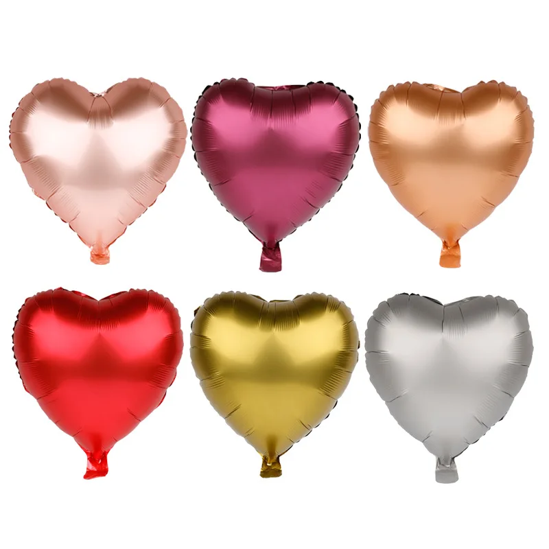 5pcs 18 Inch Rose Gold Love Metallic Balloons Heart Shape Wedding Decoration Birthday Party Foil Ballon Toys Helium Air Globos 
5pcs 18 Inch Rose Gold Love Metallic Balloons Heart Shape Wedding Decoration Birthday Party Foil Ballon Toys Helium Air Globos