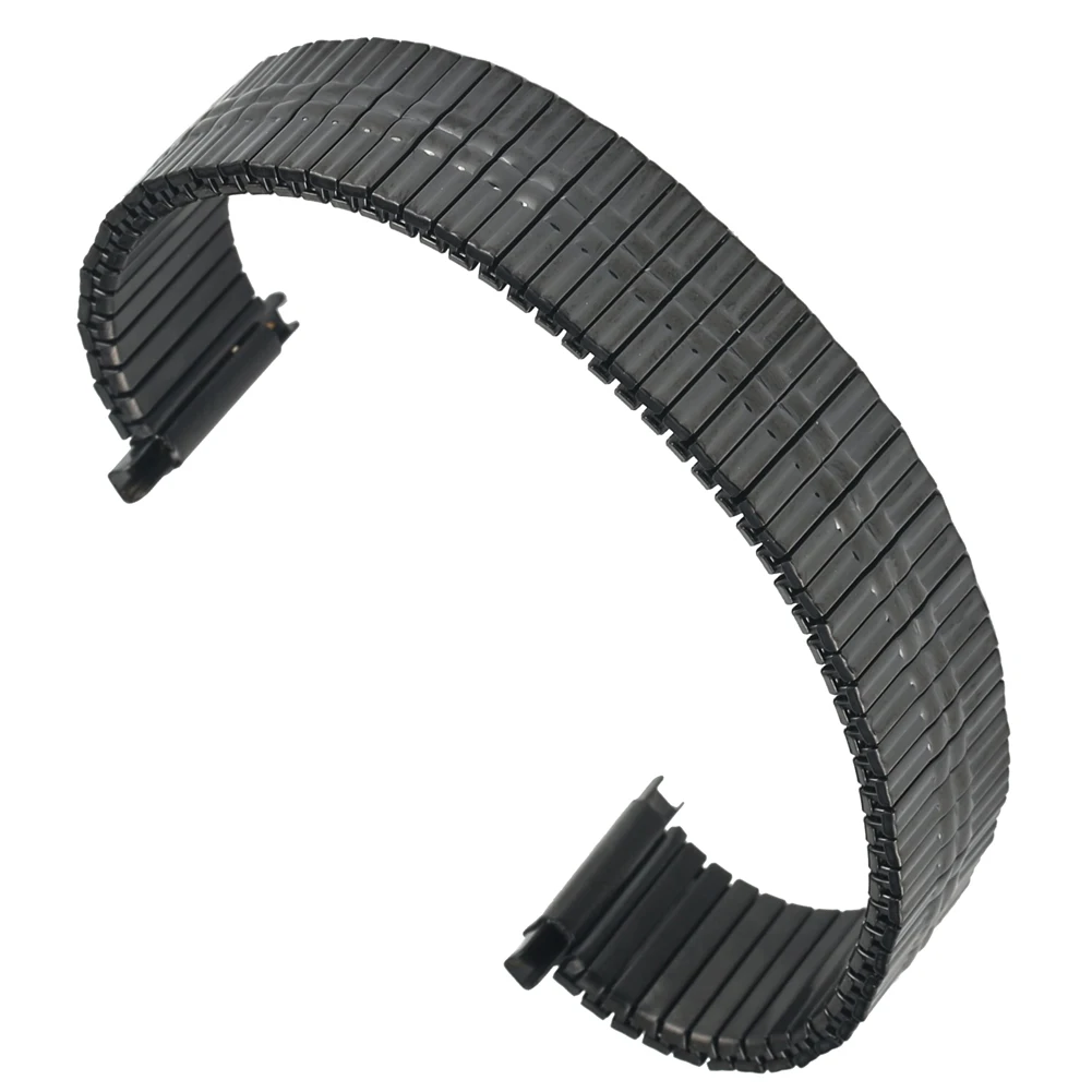 Fashion Black Stainless Steel Watch Strap Convenient NO Buckle Elastic Force Watches Band Durable Metal Replacement Strap
Fashion Black Stainless Steel Watch Strap Convenient NO Buckle Elastic Force Watches Band Durable Metal Replacement Strap