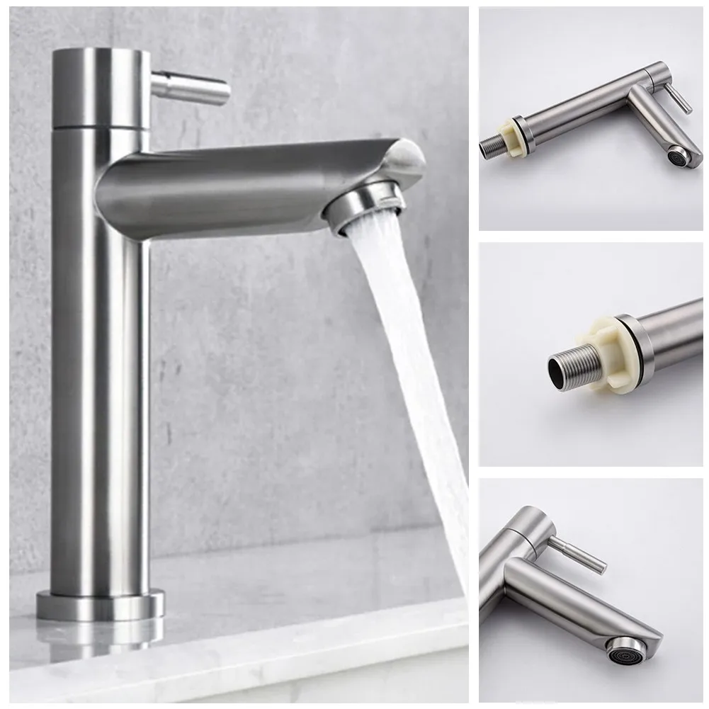 1PC Stainless Steel Faucet Tap Single Cold Quick Open Type Water Suitable For Bathroom Washbasin Faucet Tap Kitchen
1PC Stainless Steel Faucet Tap Single Cold Quick Open Type Water Suitable For Bathroom Washbasin Faucet Tap Kitchen