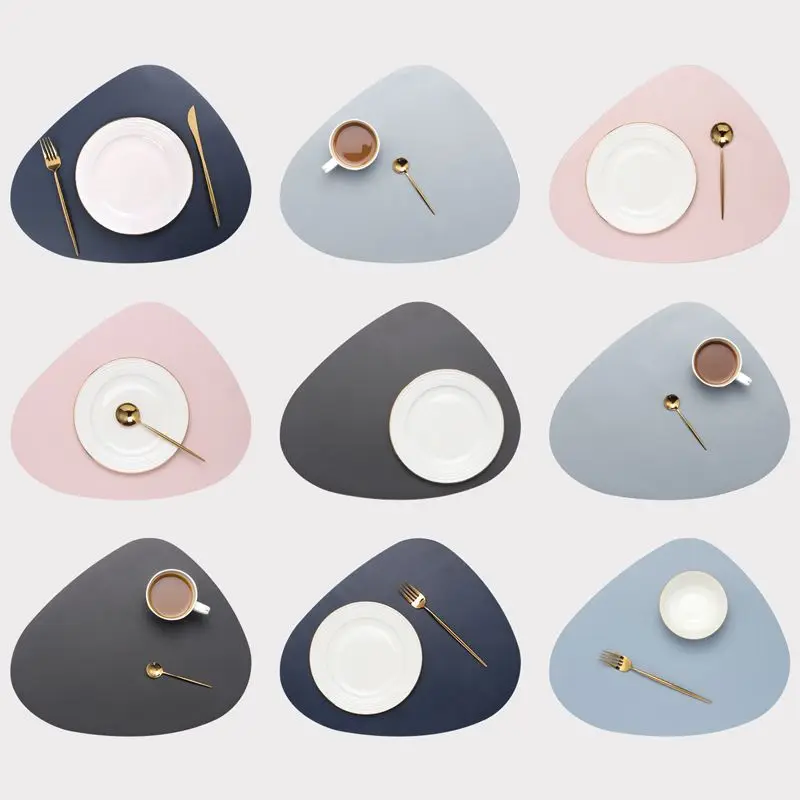 Tableware Pad PU Leather Waterproof Heat Insulation Non-Slip Placemat Soft Black Brown Washable Bowl Coaster
Tableware Pad PU Leather Waterproof Heat Insulation Non-Slip Placemat Soft Black Brown Washable Bowl Coaster