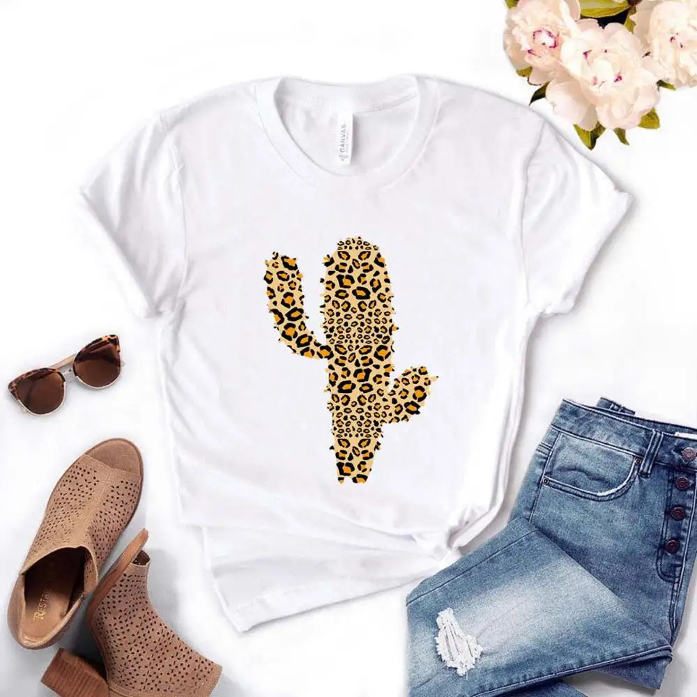 Leopard Cactus Women tshirt Cotton Casual Funny t shirt Gift For Lady Yong Girl Top Tee PM-40
Leopard Cactus Women tshirt Cotton Casual Funny t shirt Gift For Lady Yong Girl Top Tee PM-40