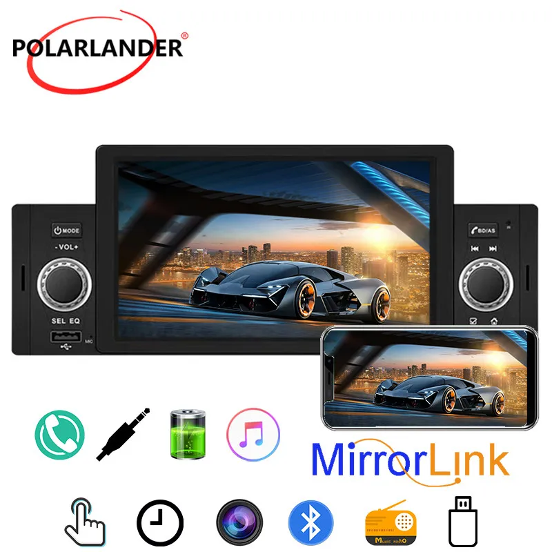Car Radio 1 Din Touch Screen ISP Mirror Link MP5 Multimedia Player 5 Inch Bluetooth Audio Stereo For VW Toyota Hyundai Nissian
Car Radio 1 Din Touch Screen ISP Mirror Link MP5 Multimedia Player 5 Inch Bluetooth Audio Stereo For VW Toyota Hyundai Nissian