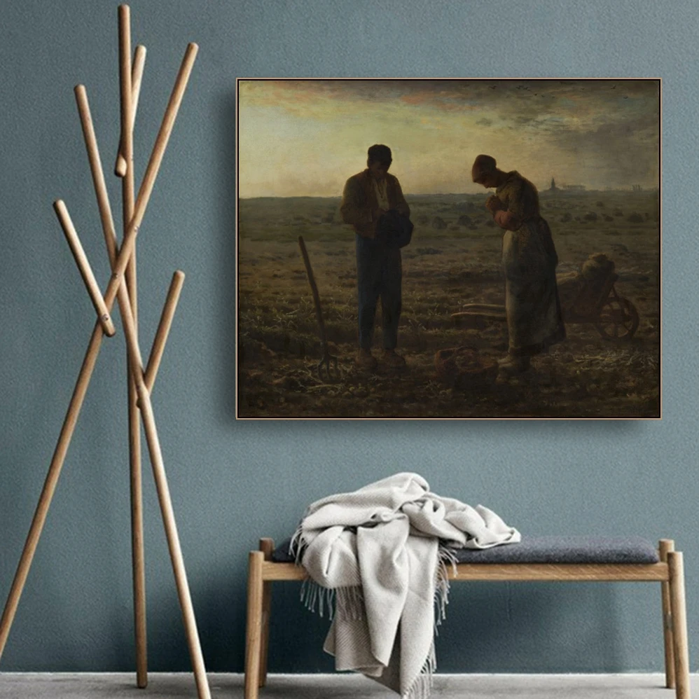 Miller Painting《The Evening Prayer 》 Wall Art Canvas Painting Retro Poster Print Living Room Decoration Wall Picture Home Decor
Miller Painting《The Evening Prayer 》 Wall Art Canvas Painting Retro Poster Print Living Room Decoration Wall Picture Home Decor