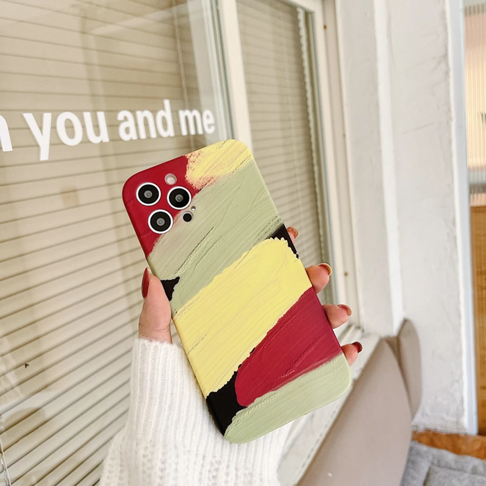 New Retro Art Oil Painting Lens protection Colorful Phone Case For iPhone 12 11 Pro Xr X Xs MAX 7 8 PLUS Soft Silicone Cover
New Retro Art Oil Painting Lens protection Colorful Phone Case For iPhone 12 11 Pro Xr X Xs MAX 7 8 PLUS Soft Silicone Cover