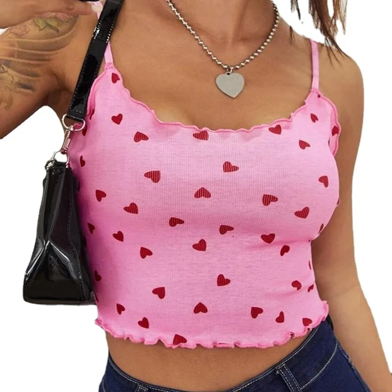 New Pink Camisole, European and American Women's Summer Dress, Strawberry Print, Sleeveless Camisole, Short Camisole, Blouse
New Pink Camisole, European and American Women's Summer Dress, Strawberry Print, Sleeveless Camisole, Short Camisole, Blouse